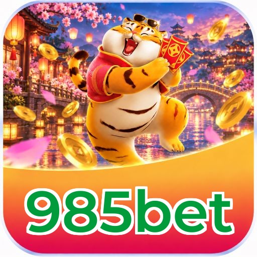 Interface da plataforma 985bet mostrando slots populares e bônus de boas-vindas